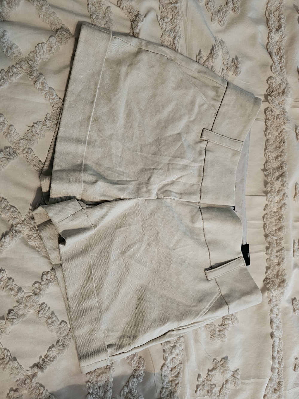 Women's Express Cream Dress Shorts